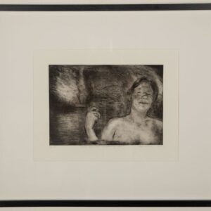 Swamp self portrait with portruding hand