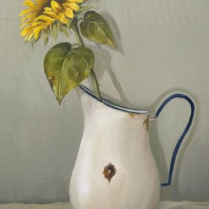 Sunflower in Enamel