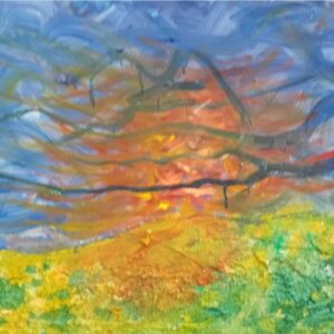 Sunset on the horizon